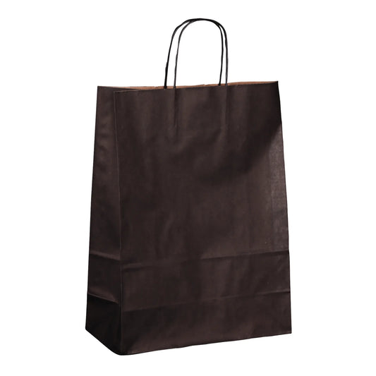 Esprit Eco Kraft Paper Shopper Bag 26x12x35cm Black