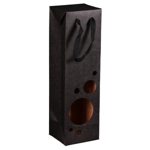 Boxbag Chicago kraft paper bag with 1 window bottle