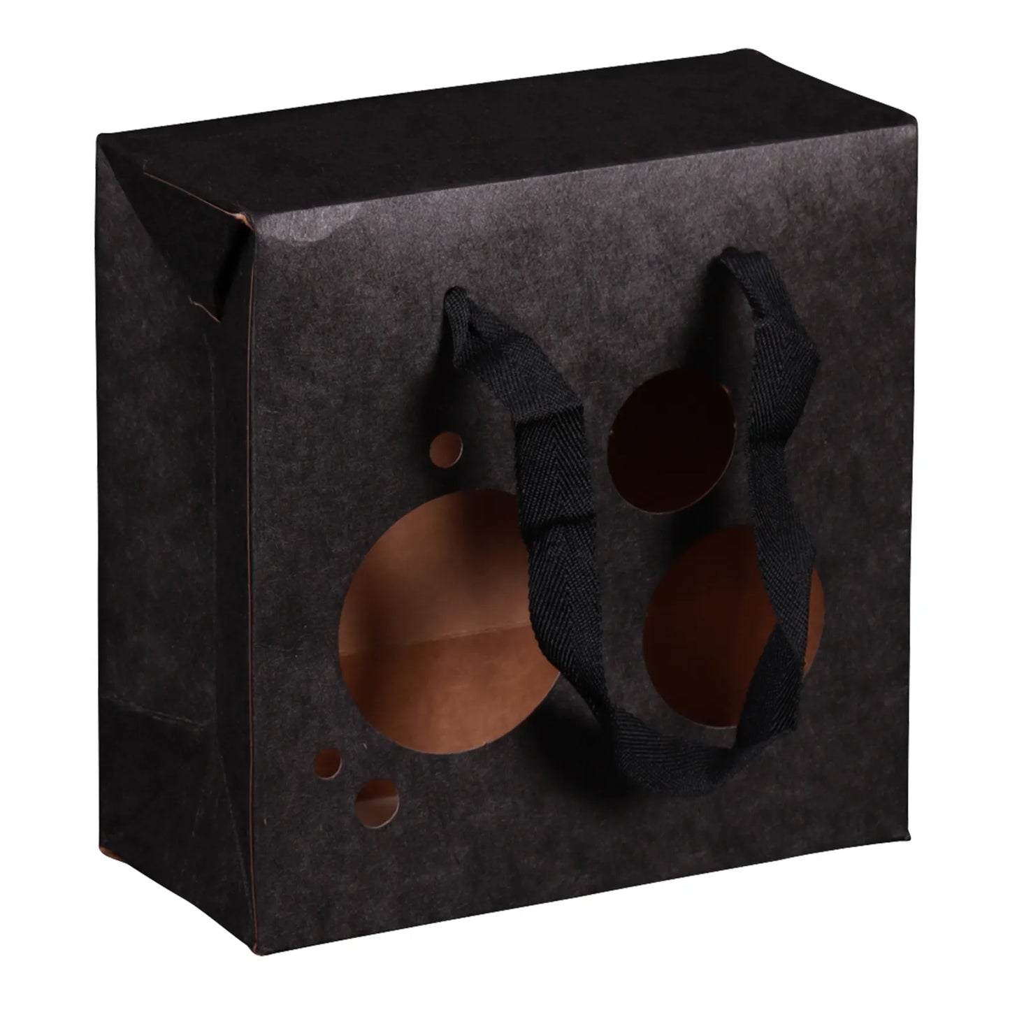 Sac Boxbag Chicago papier kraft terroir 17x8x17cm fenêtre