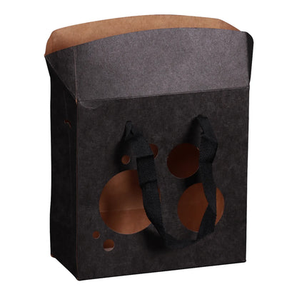 Sac Boxbag Chicago papier kraft terroir 17x8x17cm fenêtre