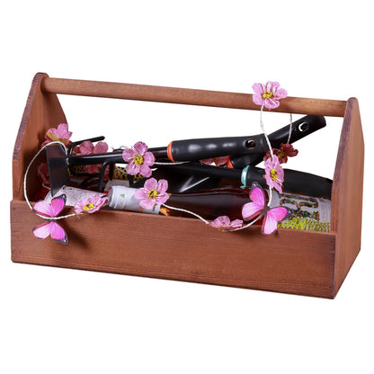 Gustave wooden basket 40x18x8/20cm - The treat box