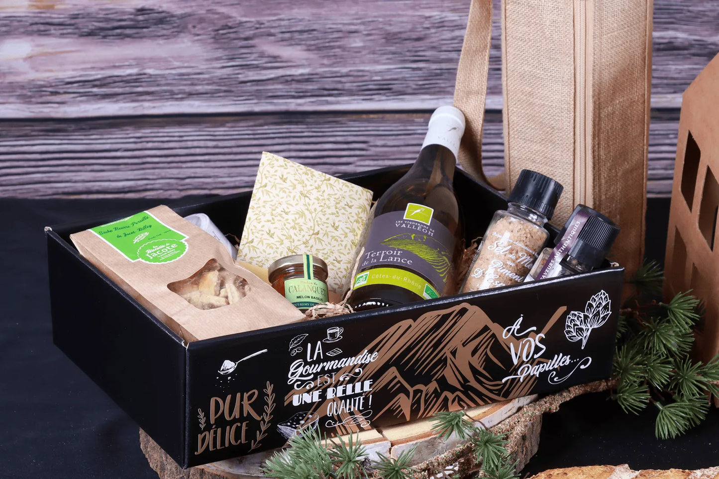 Gusto cardboard basket 31x18x8cm