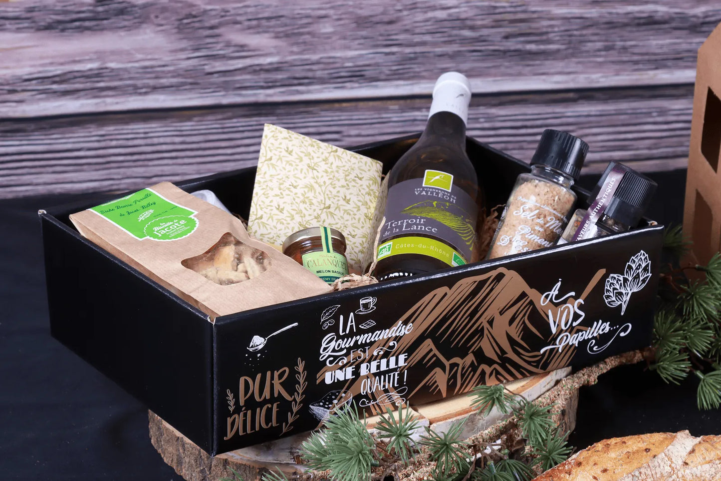 Gusto cardboard basket 31x18x8cm