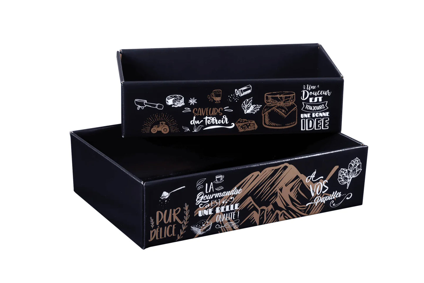 Gusto cardboard basket 31x18x8cm
