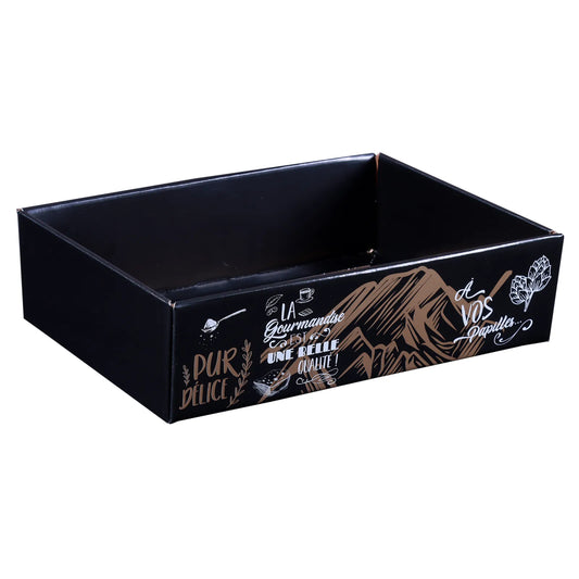 Corbeille Gusto carton 34x24x9cm