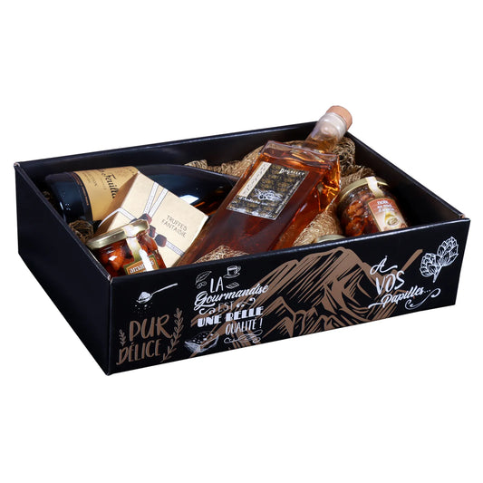 Corbeille Gusto carton 34x24x9cm
