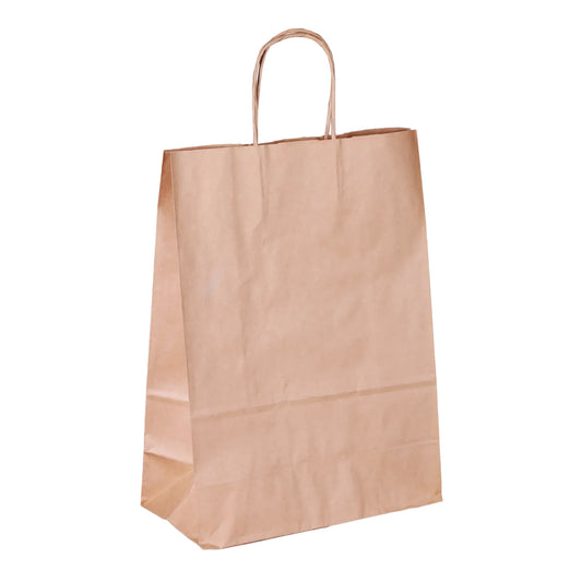 Eco-friendly kraft paper tote bag, 22x10x31cm