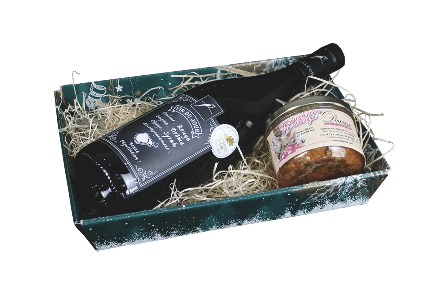 Calgary cardboard basket 27x20x5cm, delivered flat.