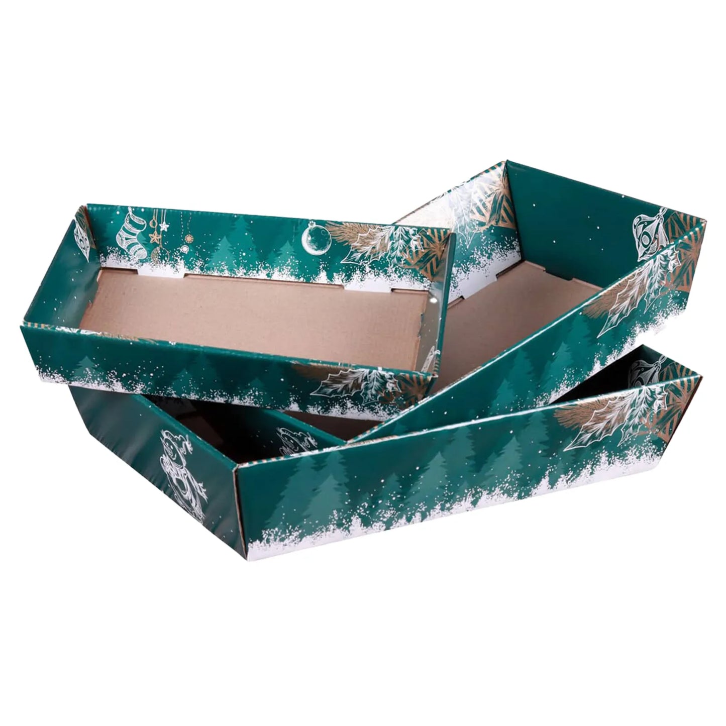 Calgary cardboard wastebasket 34x21x8cm