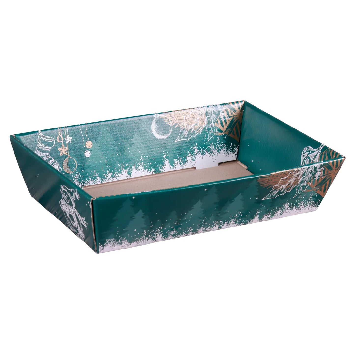 Calgary cardboard wastebasket 34x21x8cm