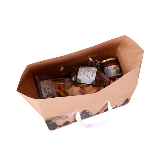 Sac Boxbag Calgary papier kraft 31x16x16cm