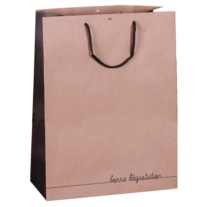 Elusa kraft paper tote bag 35x14x44cm