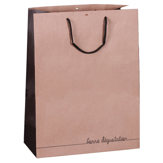 Sac Elusa papier kraft cabas 35x14x44cm