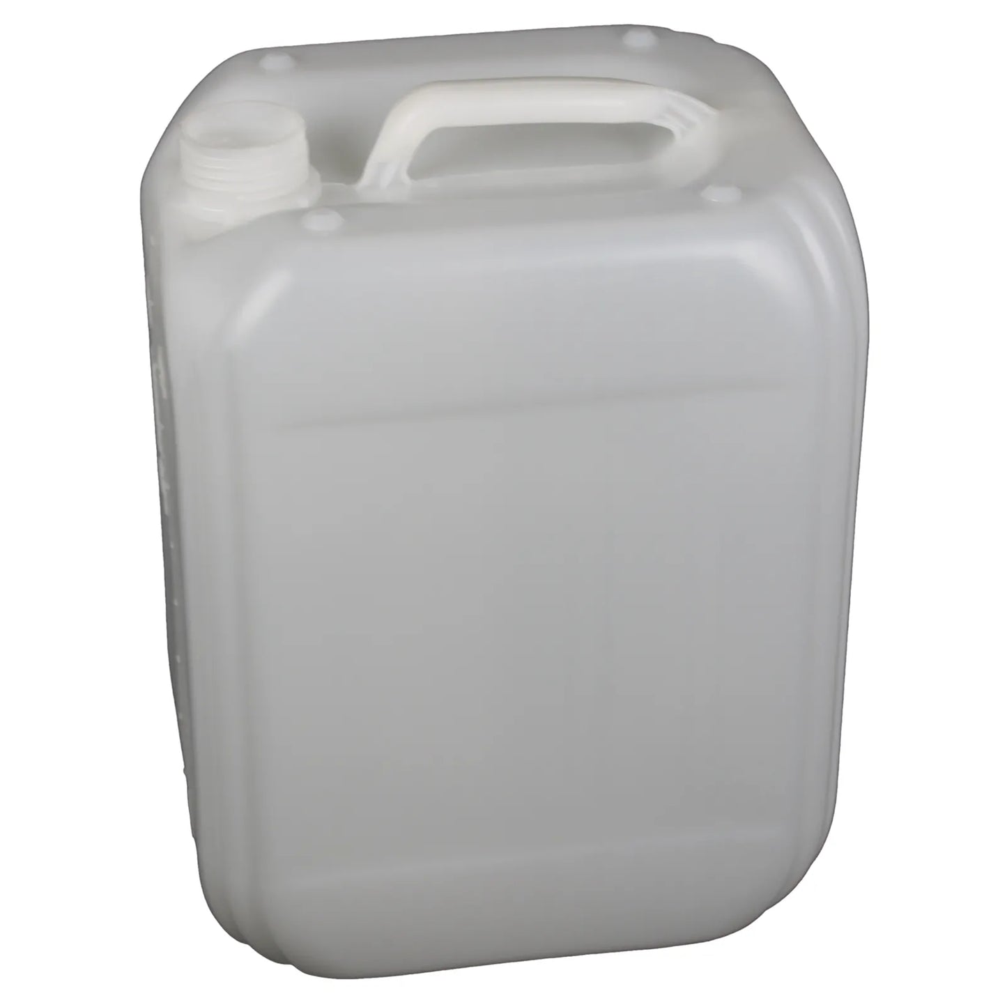 Stackable white 5-liter plastic food barrel
