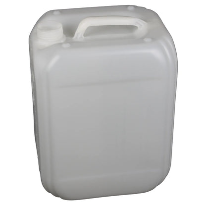 Stackable white 5-liter plastic food barrel