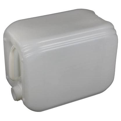 Stackable white 5-liter plastic food barrel