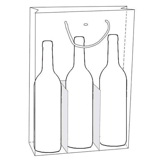 Sac Montreal papier 3 bouteilles