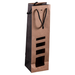 Elusa kraft paper bag with magnum windows