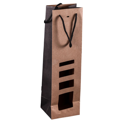 Elusa kraft paper bag with magnum windows