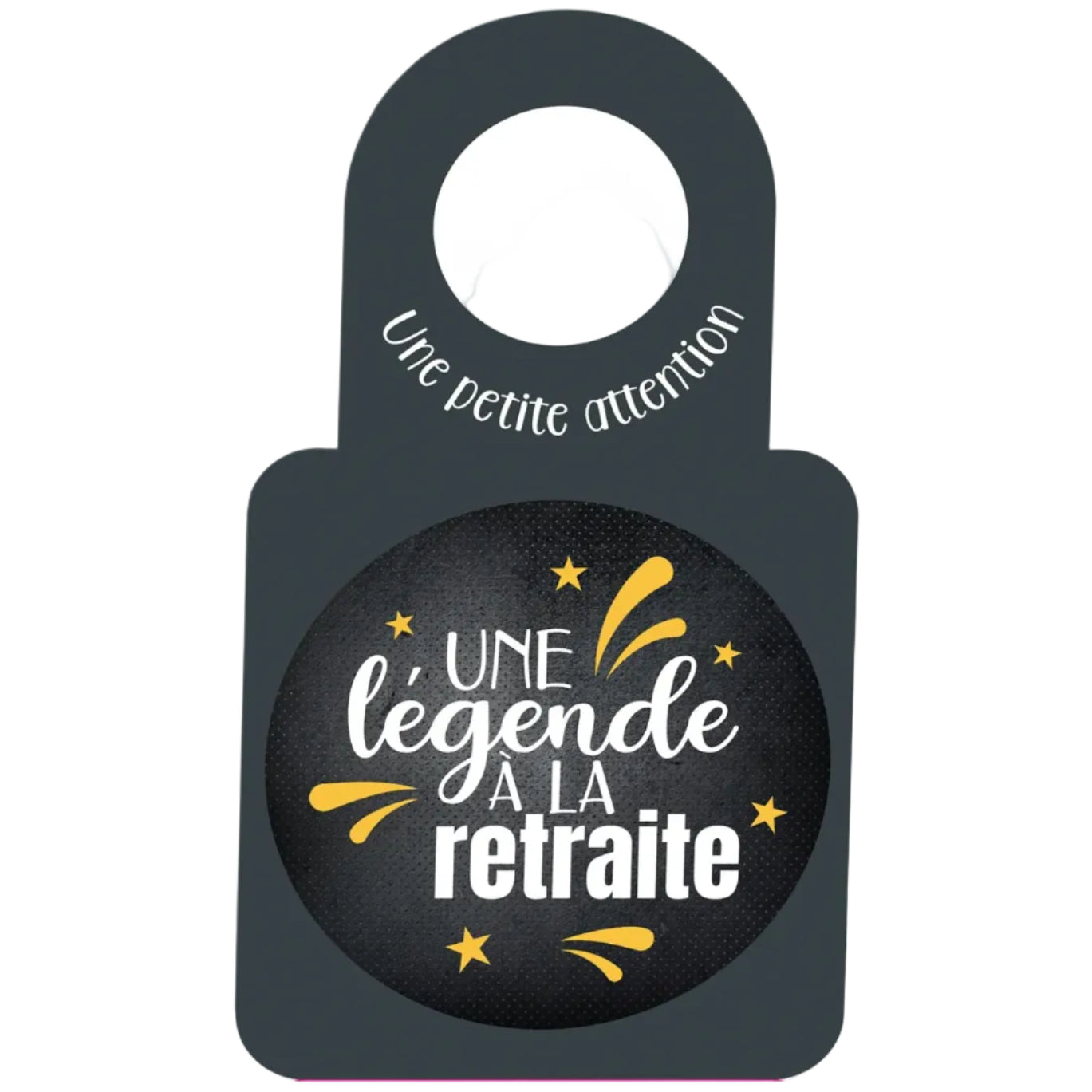 Carte message/goulot Victoria disque anti-goutte - Retraite