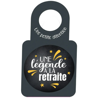 Carte message/goulot Victoria disque anti-goutte - Retraite