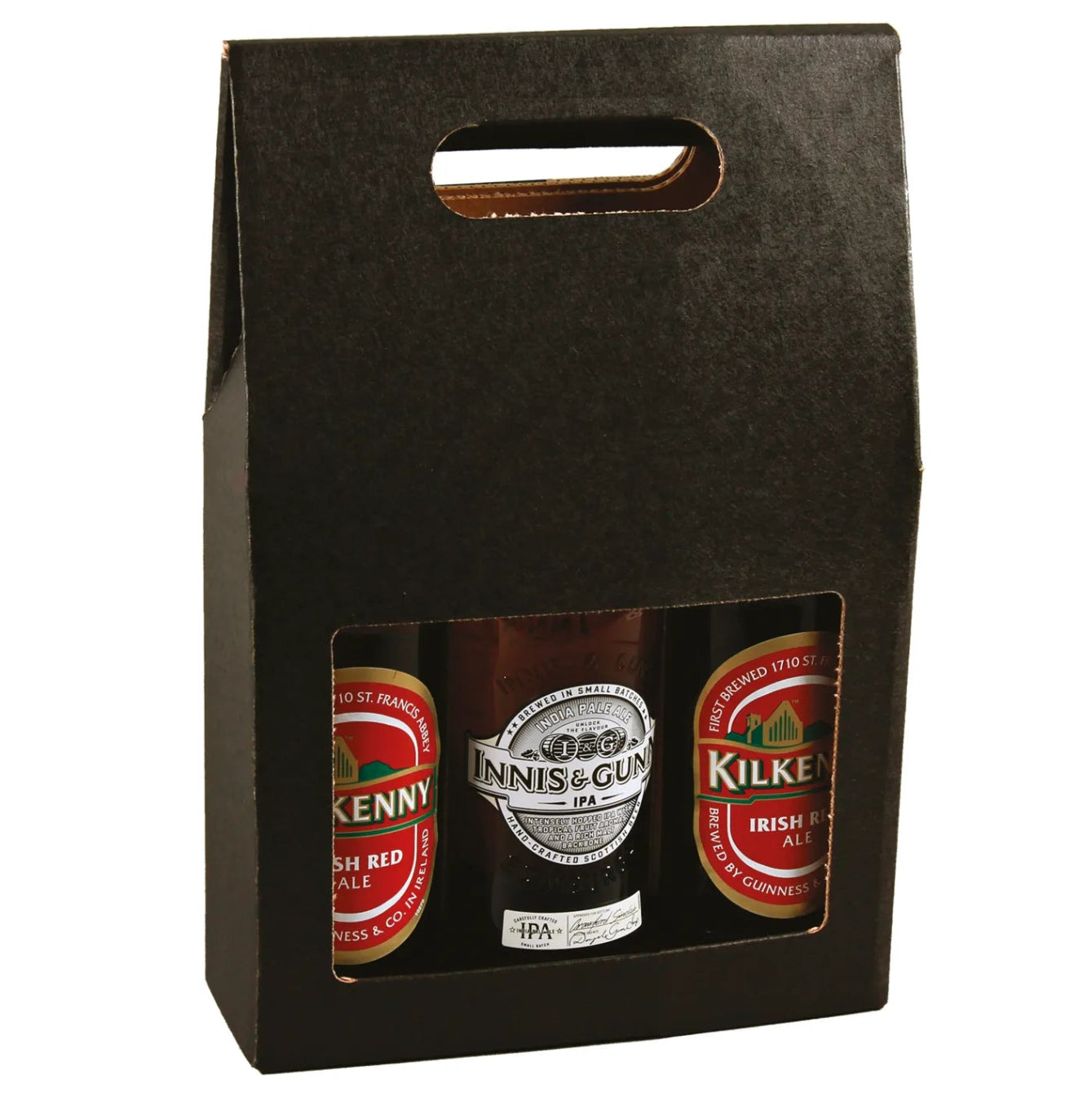 Valisette Buffalo carton kraft 3 bières 33cl (type long neck)