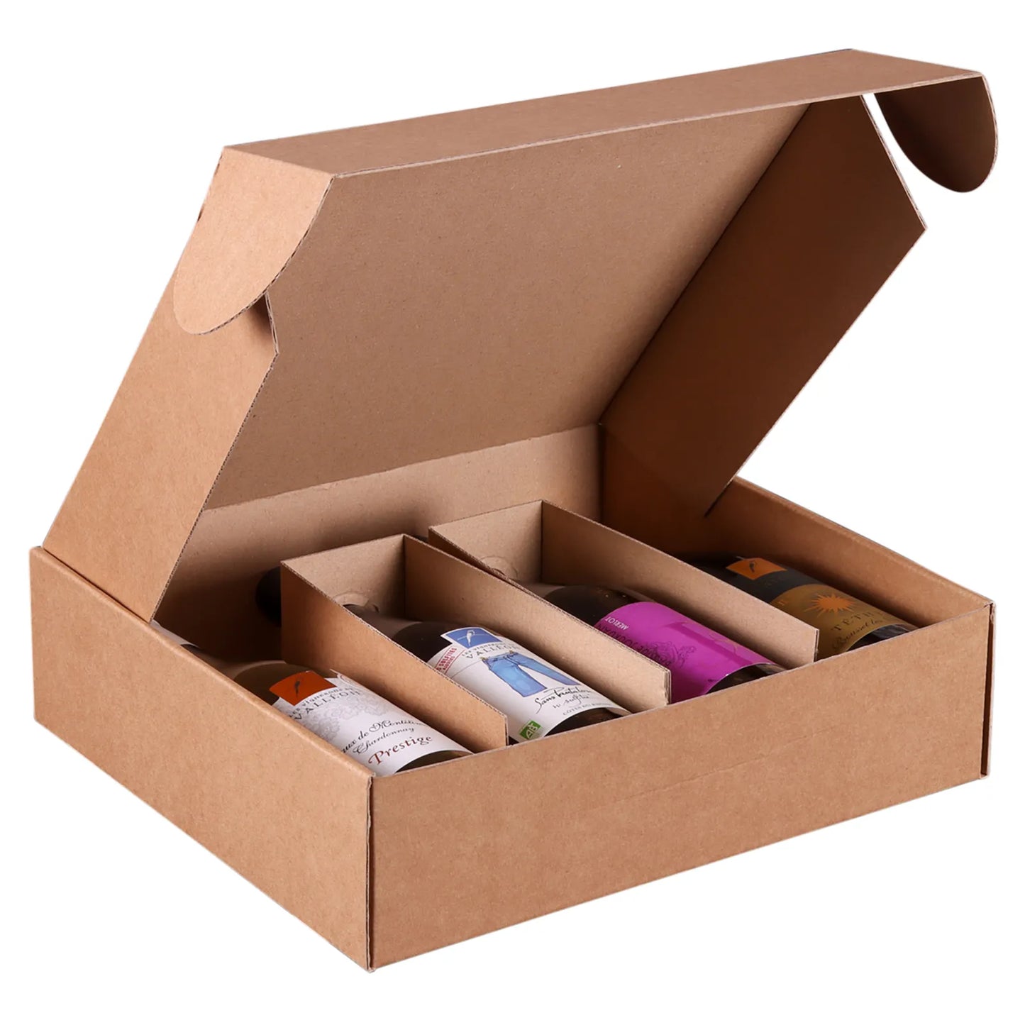 Coffret Atlanta carton 4 bouteilles