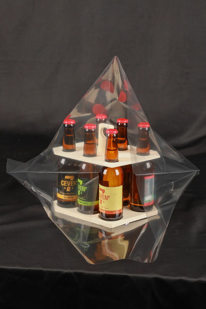 Support Raft beer Teddy bois 6 bières 33cl (type long neck)
