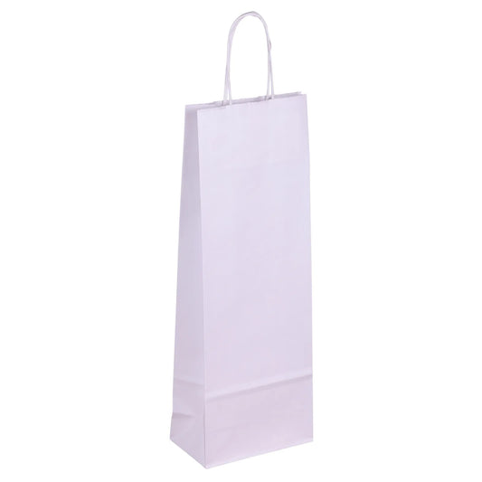 Eco-friendly kraft paper bag for 1 bottle