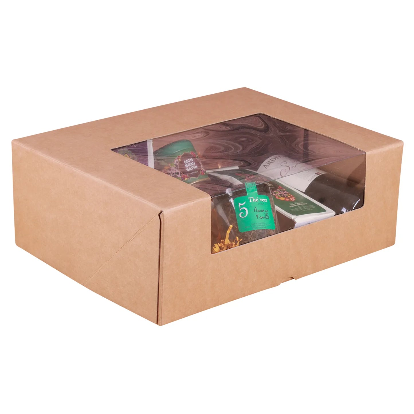 Coffret Atlanta carton vitrine 38x30x14cm