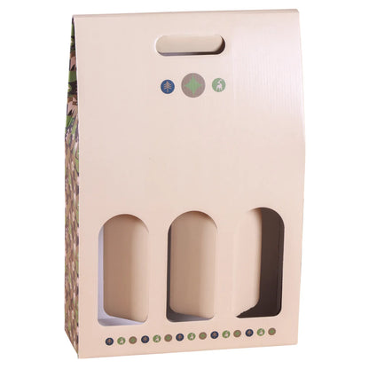 Valisette Ravenne carton 3 bouteilles