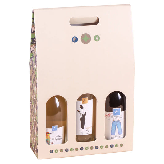 Valisette Ravenne carton 3 bouteilles