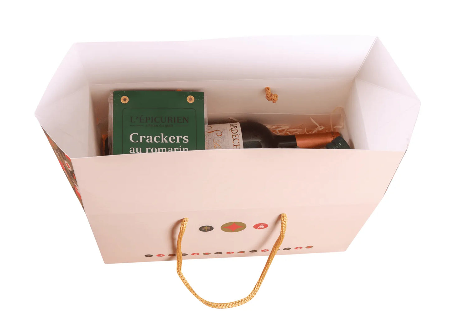 Sac Boxbag Ravenne papier 31x16x16cm