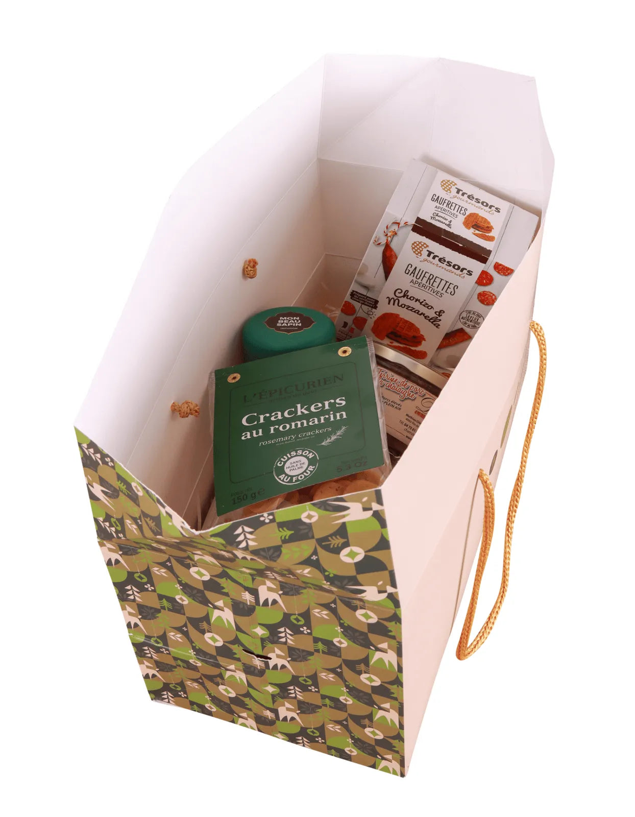 Sac Boxbag Ravenne papier 36x17x18cm