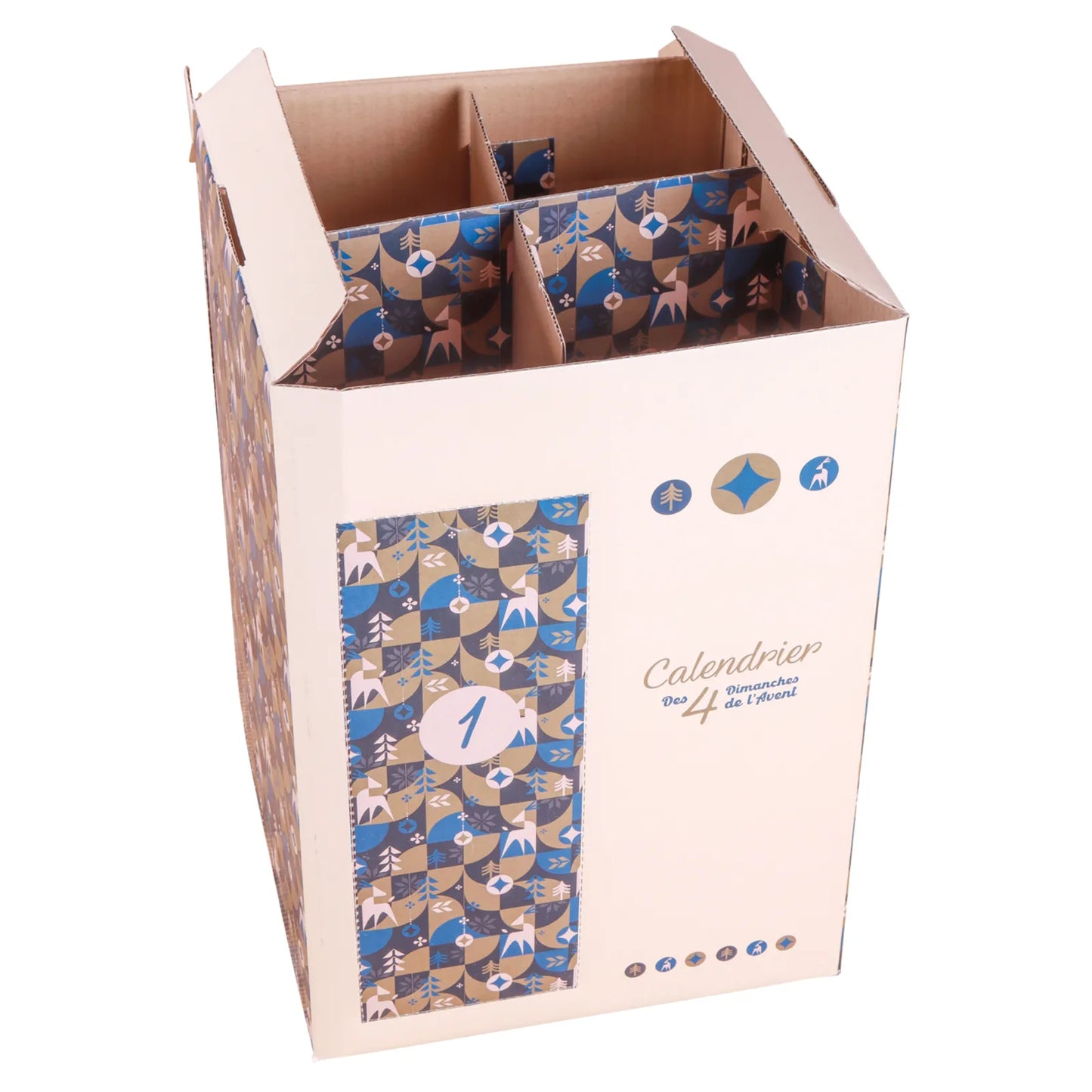 Caisse Calendrier des 4 dimanches de lavent Ravenne