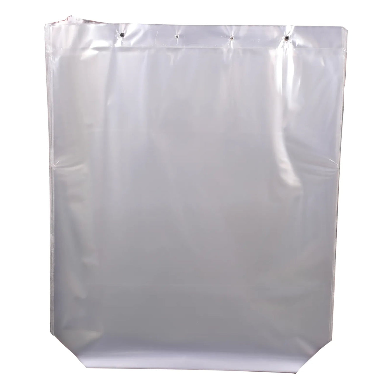 Clear polypropylene neutral pouch without gusset, 55x62.5cm