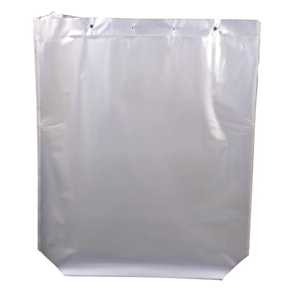 Clear polypropylene neutral pouch without gusset, 55x62.5cm