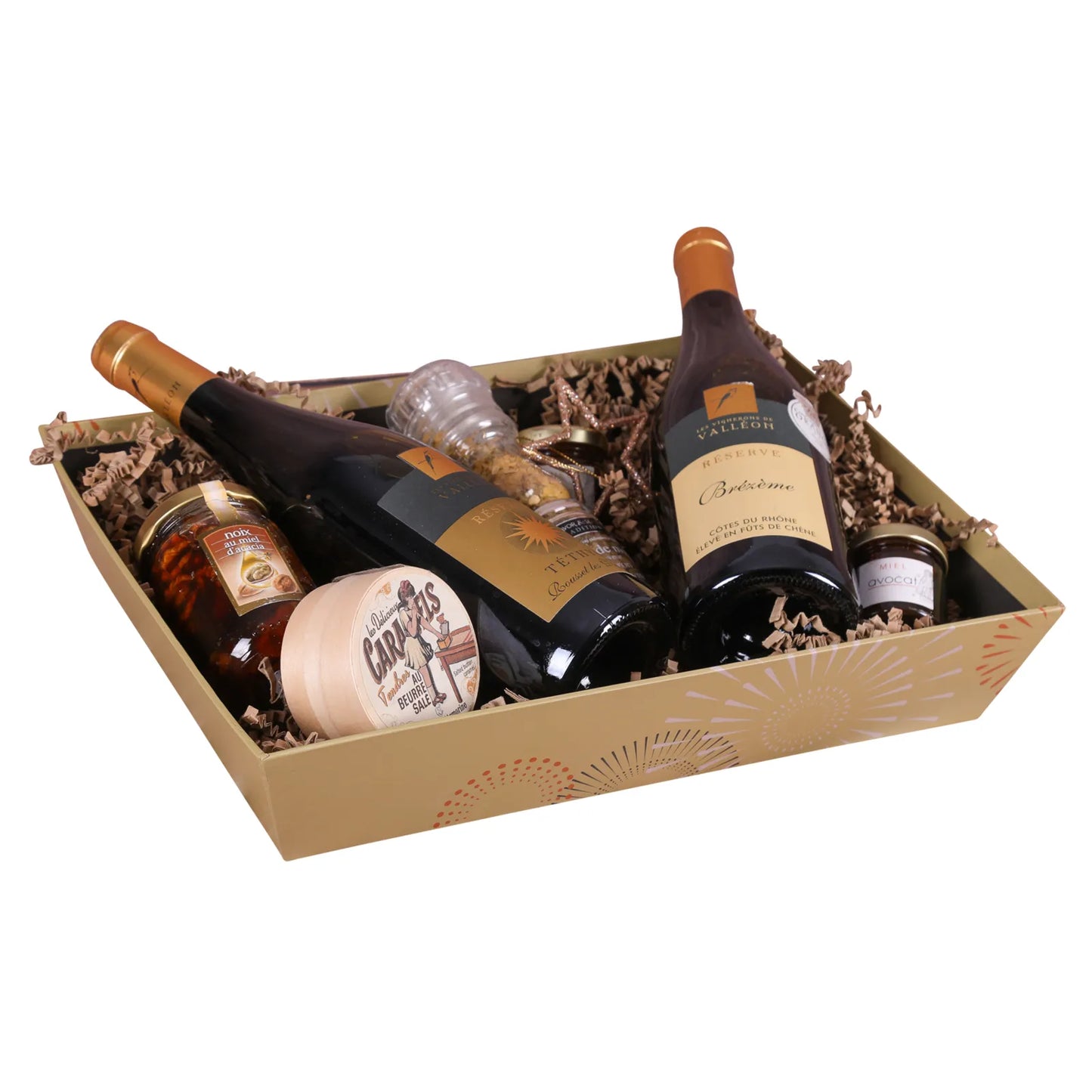 Ibiza rigid cardboard rectangular wastebasket, 36x27x7cm