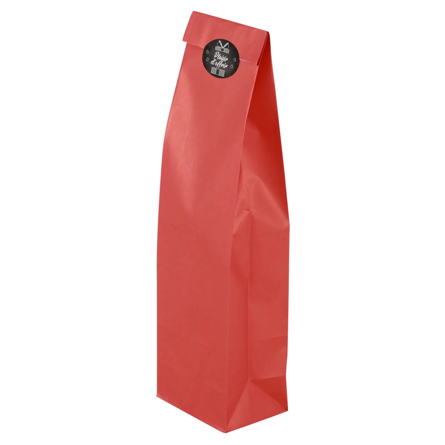 Pochette Esprit Eco kraft rouge 1 bouteille