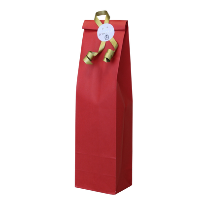 Esprit Eco red kraft pouch for 1 bottle