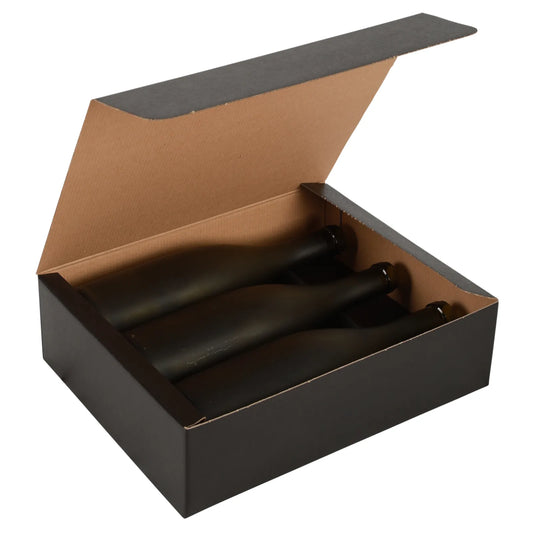 Coffret automatique Milan carton 3 bouteilles