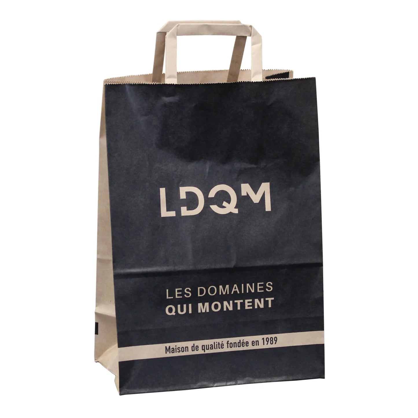PERSO LDQM - Kraft paper tote bag 20x11x28cm