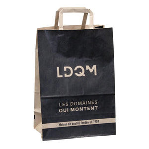 PERSO LDQM - Sac papier kraft cabas 20x11x28cm