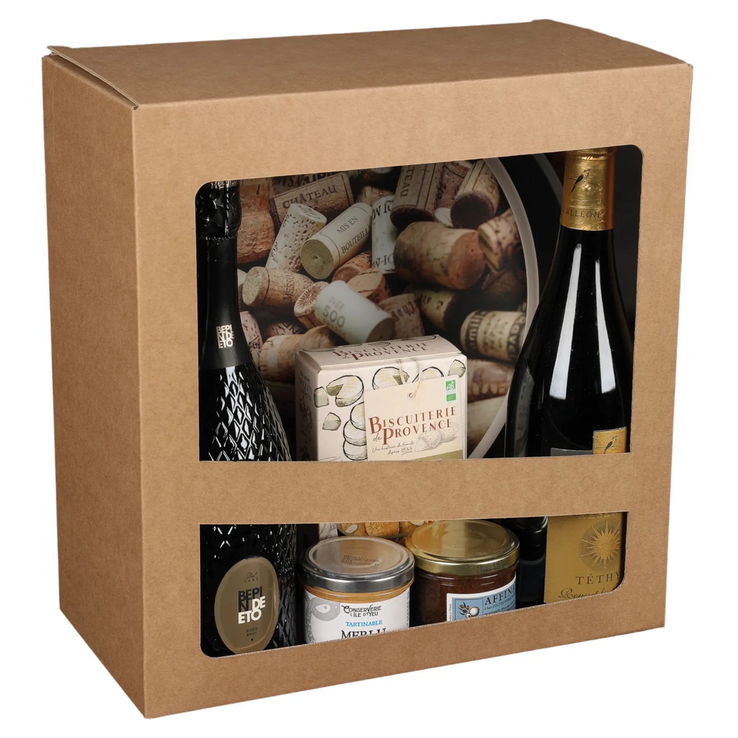 Viggo round metal tray - Corks