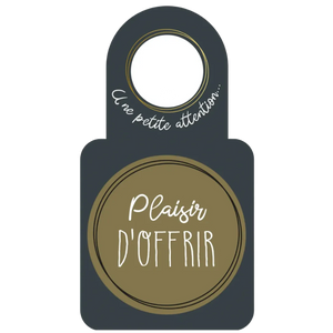 Carte message/goulot Victoria disque anti-goutte - Plaisir dOffrir