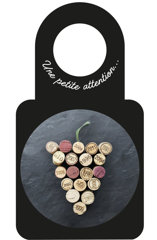 Message card/Victoria neck with anti-drip disc - Vintage Grape