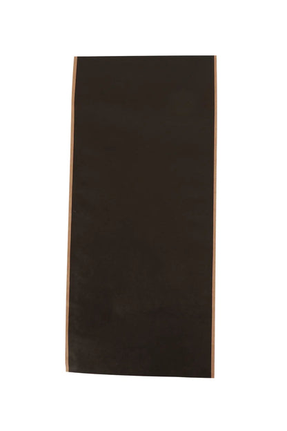 Pochette Durance papier kraft noir 1 bouteille fermeture adhésive