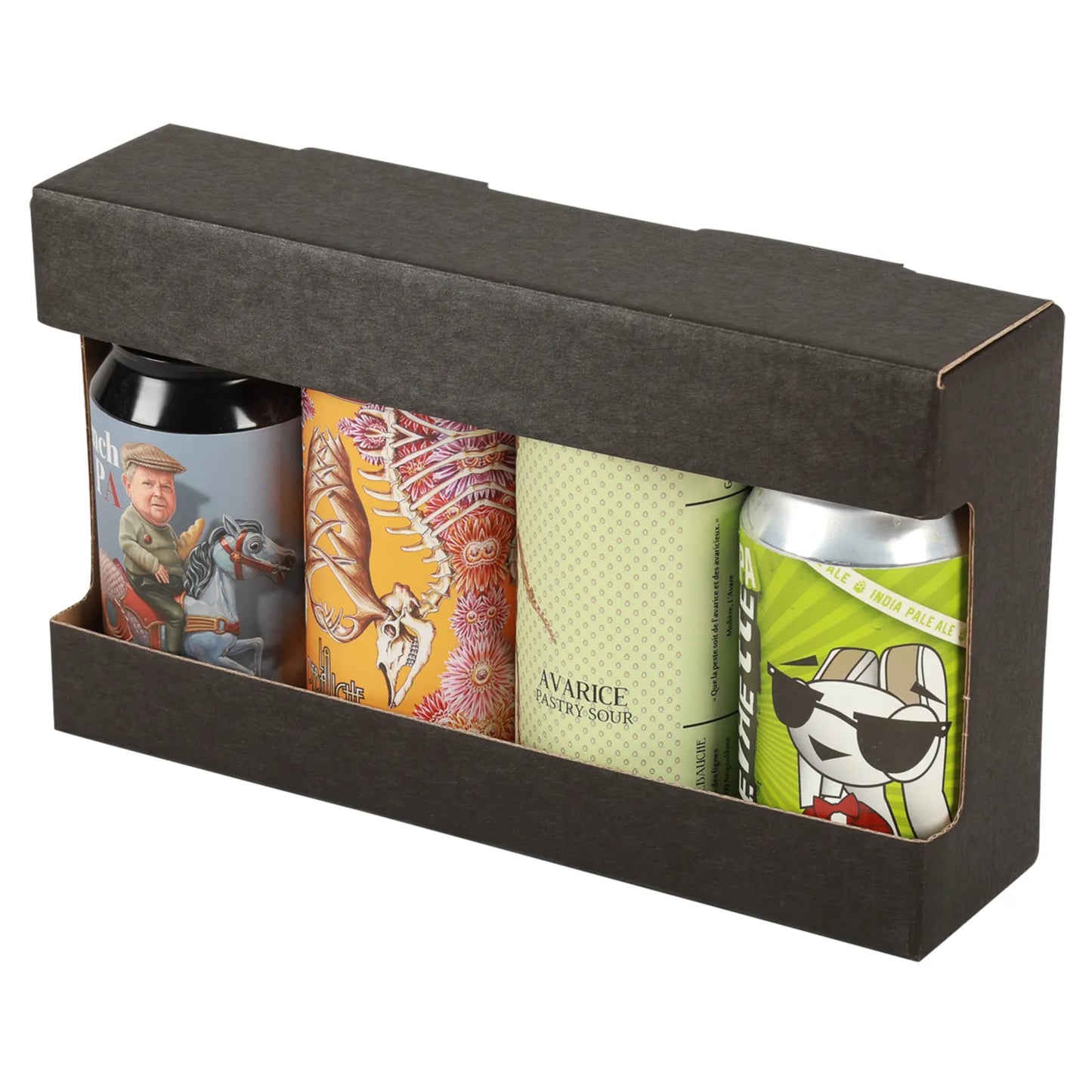 Valisette Buffalo carton kraft 4x44cl (type canette)
