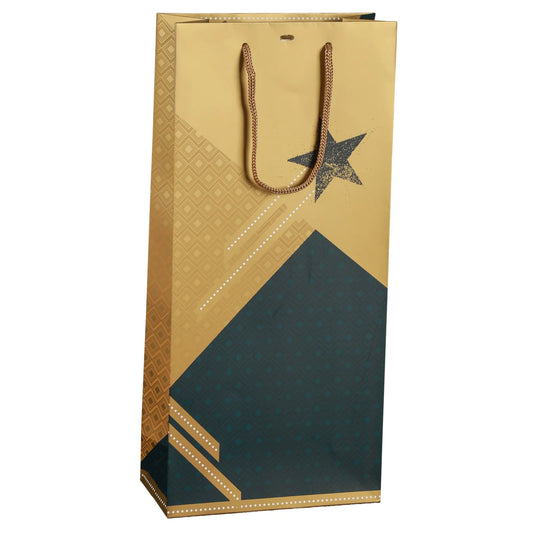 Sac Verona papier 2 bouteilles
