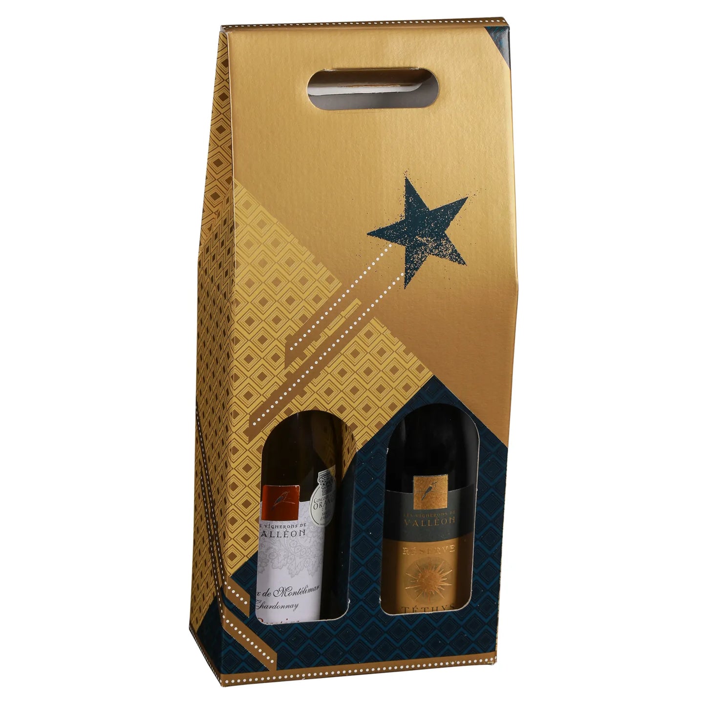 Valisette Verona carton 2 bouteilles